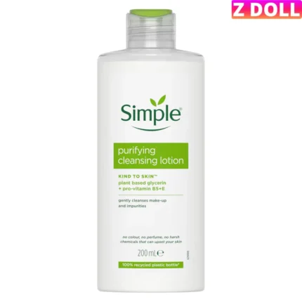 SIMPLE Purifying Cleansing Lotion - UK, Made in Poland